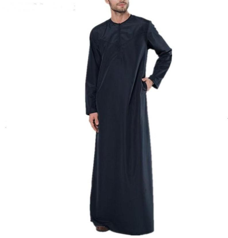 Wholesale Cheap Dafah Thobes Mens Daffah Muslim Clothing Robes Islamic Wear Daffah Men Aseel Thobe