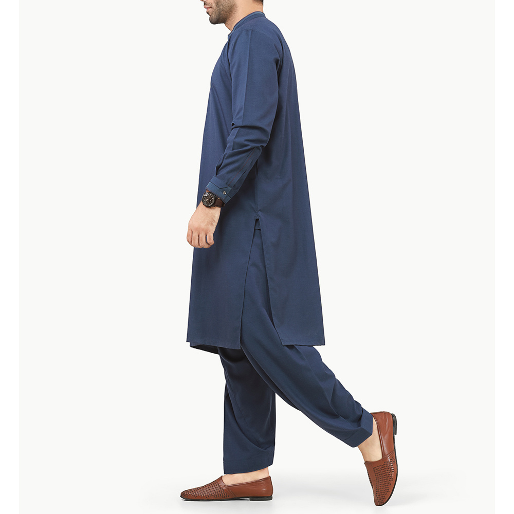 Cotton Kurta Shalwar Kameez Ethnic Summer Winter Muslim Clothing Men Stylish Shalwar Kameez