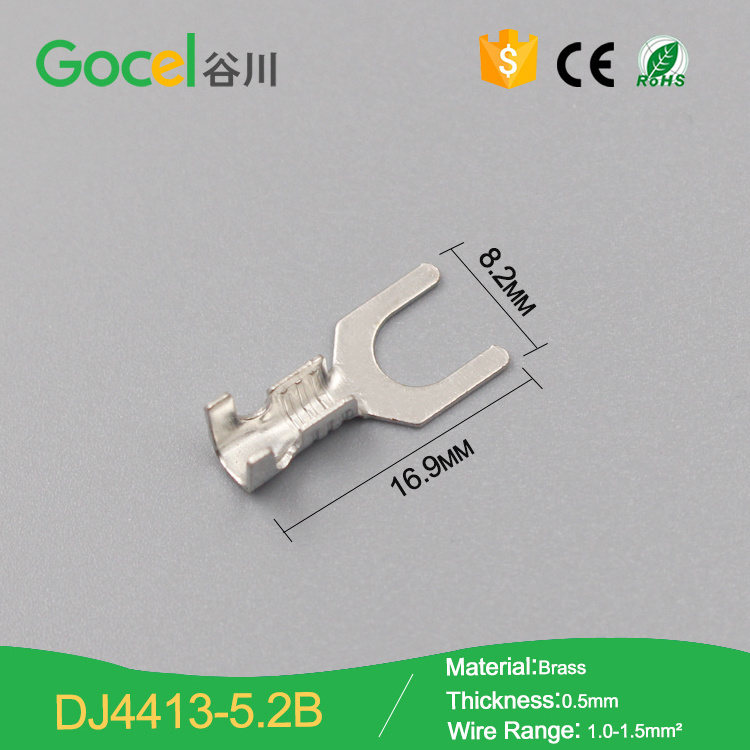 DJ4413-5.2 Terminal stamping part Connector fittings Cable connector U-shaped end