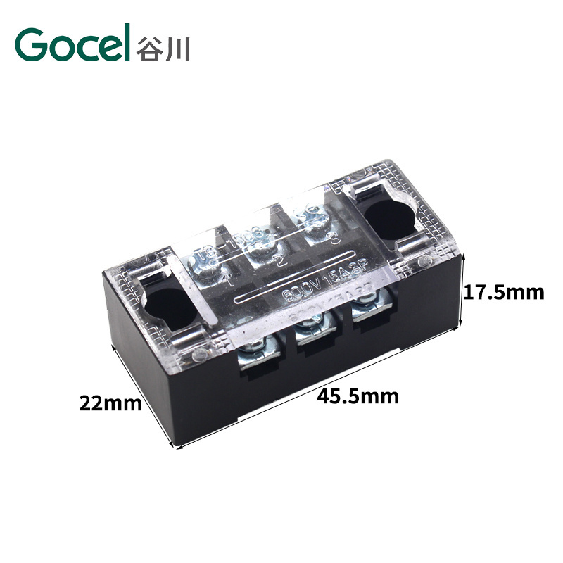 TB-1503 junction board, junction box, fixed terminal block 15A current 3 groups