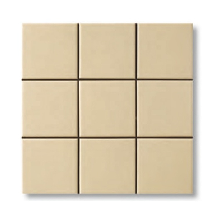 Wholesale Backsplash Kitchen Bath Room Wall Cheap 4x4 Ceramic Mesh-back 97*97mm pink Mosaic Floor Tiles