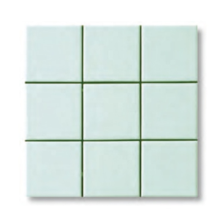 Wholesale Backsplash Kitchen Bath Room Wall Cheap 4x4 Ceramic Mesh-back 97*97mm pink Mosaic Floor Tiles