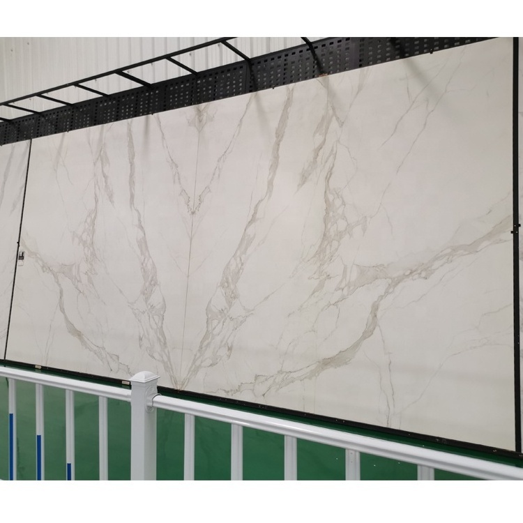 Continuous Marble Pattern Sintered Stone Rock Slab Large Thin Wall Floor Tiles