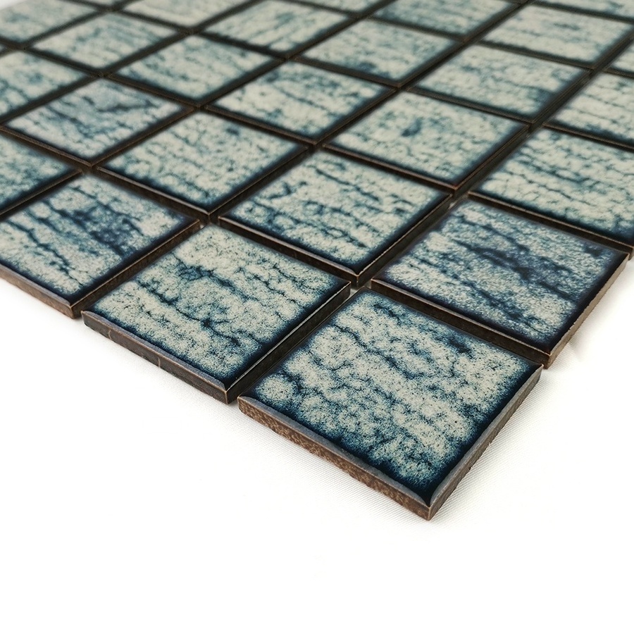 GUCI blue grey ceramic wall floor mosaic glazed glossy kitchen bathroom backsplash