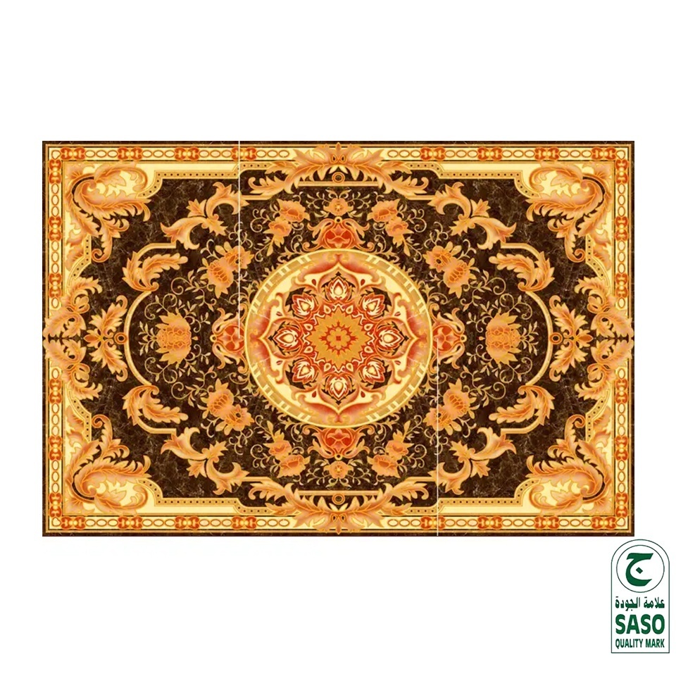 1800x1200mm Living Room Decorative Floor Carpet Medallion Tile Ceramic Crystal Polished