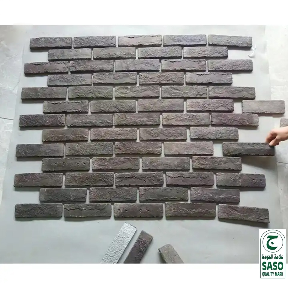 House exterior wall brick tile decoration artificial culture stone thin bricks veneer