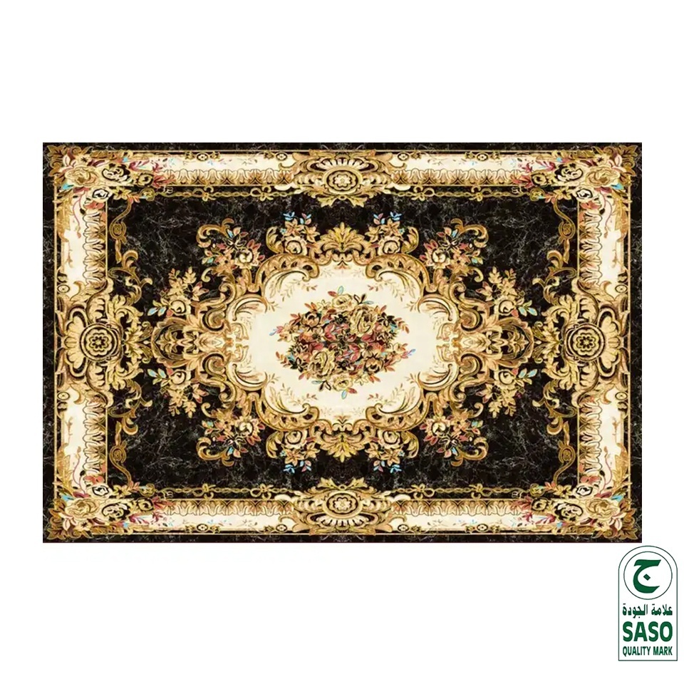 1800x1200mm Living Room Decorative Floor Carpet Medallion Tile Ceramic Crystal Polished