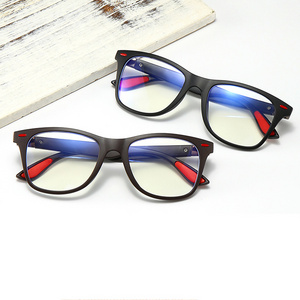 2022 Custom Logo Classic Square Frames Anti Blue Light Blocking Filter Blocker Computer Gaming Eye Glasses Eyeglasses With Case