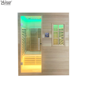 2021 Infrared Sauna 3 Person Carbon Heater Dry Far Infrared Portable Indoor Sauna