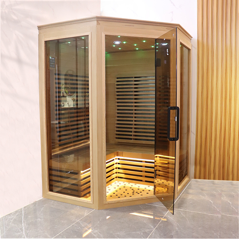 Luxury Traditional 5-6 person himalayan salt dry sauna