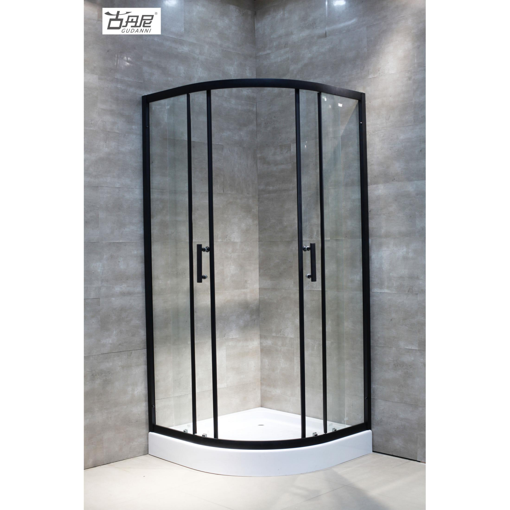 GUDANNI Simple Luxury Sliding Glass Door for Shower Room