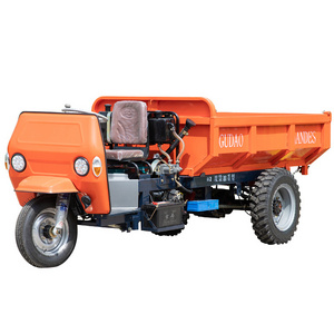 China Cheap 2 tons 3 tons 4 tons Diesel Cargo Tricycle Motorcycle 3 Wheel Tricycle for Engineering cargo tricycle for sale