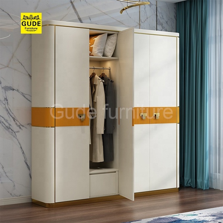 Factory Hot Sale Bedroom Furniture Morden Large Wooden Clothes Wardrobe