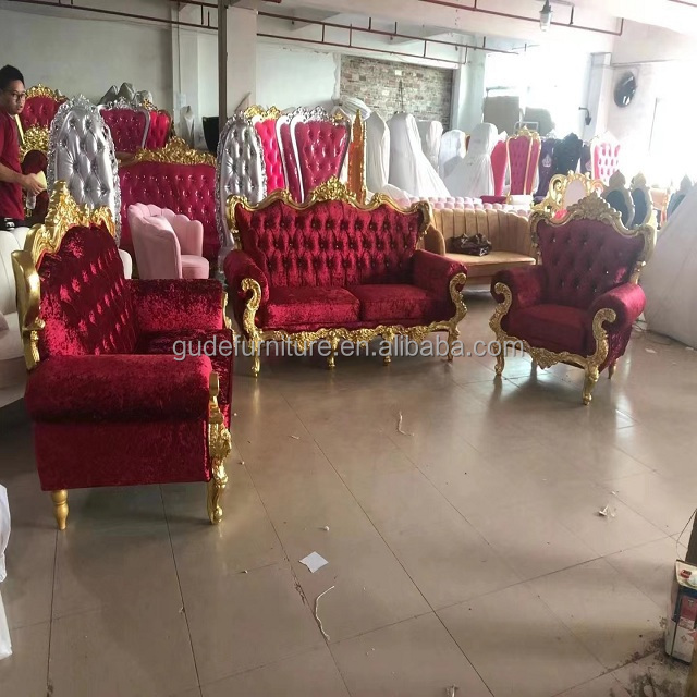 foshan red Modern Child Santa Pink Silver Gold King Luxury Throne Chair for Kids