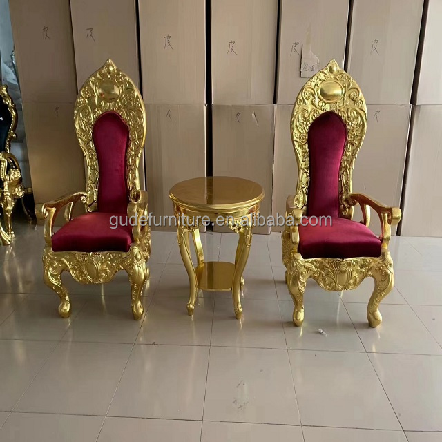 foshan red Modern Child Santa Pink Silver Gold King Luxury Throne Chair for Kids