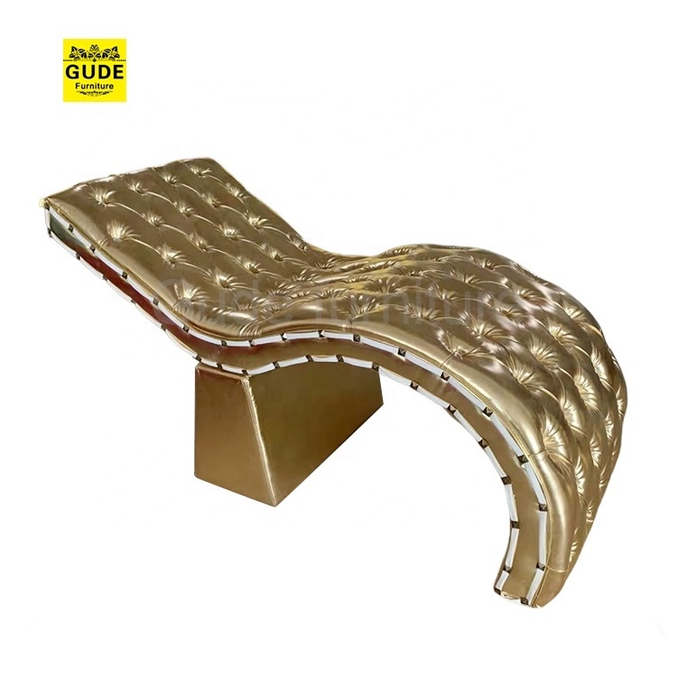 factory direct sale Luxury Massage Table Beauty Salon Dedicated S Shape chaise sofa