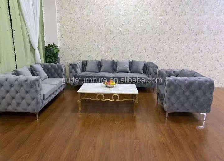 New FURNITURE fabric living-room sofa set modern design Nordic Italian style couch three seat luxury botton sofa wholesale