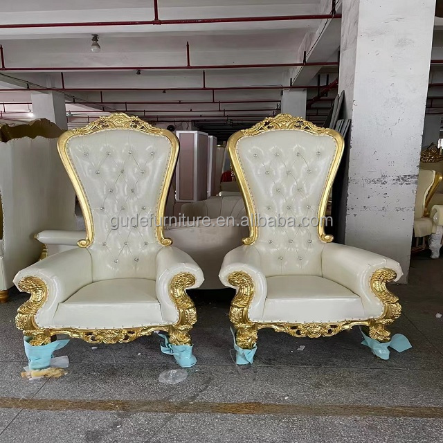 Wedding furniture stainless steel frame birdcage king throne banquet wedding chair