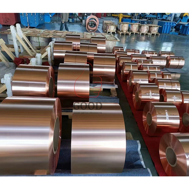 China Supplier AISI C10100 C10200 C10300 Copper Coil/Strip per kg price