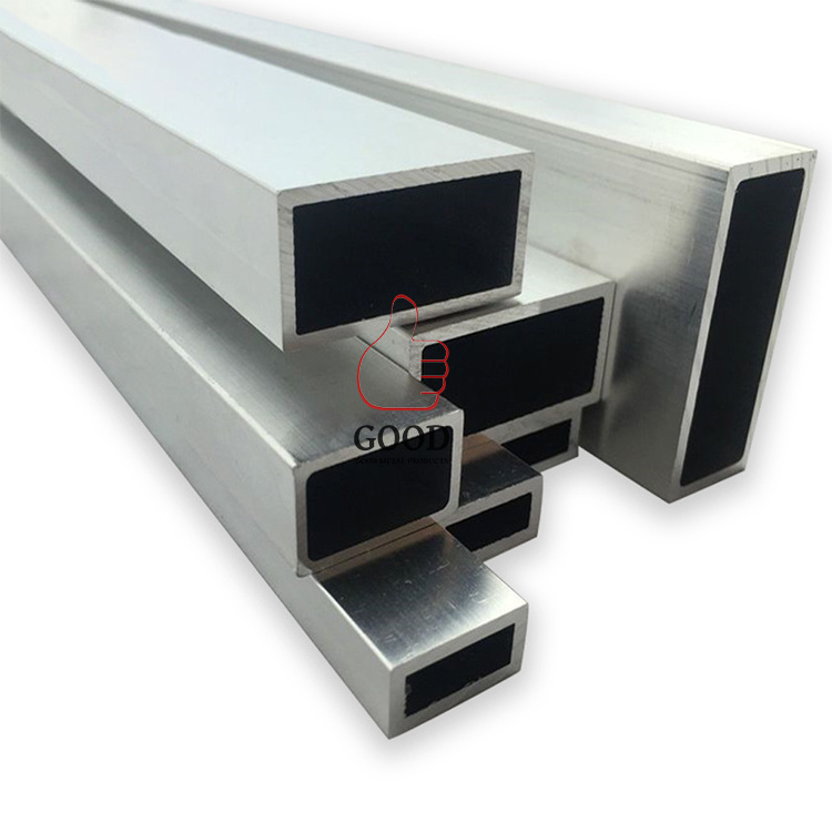 China factory outlets AiSi 3003 5005 5054 6061 6063 aluminum rectangular/square tube/pipe price