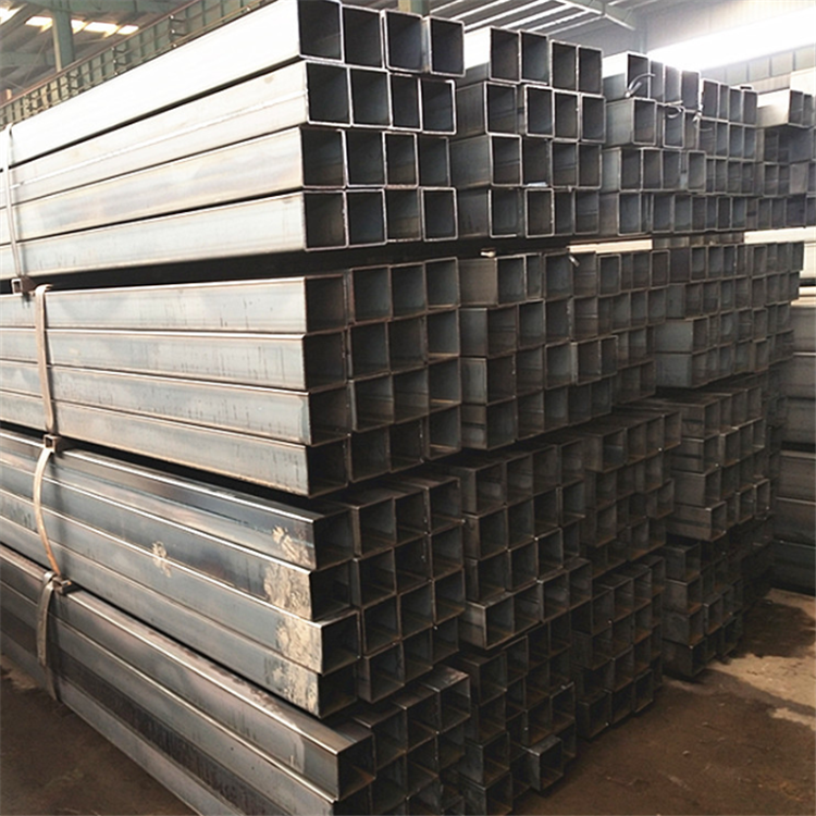 China Factory Standard Size 0.3 0.6mm thick Astm Spcc galvanized steel square pipes