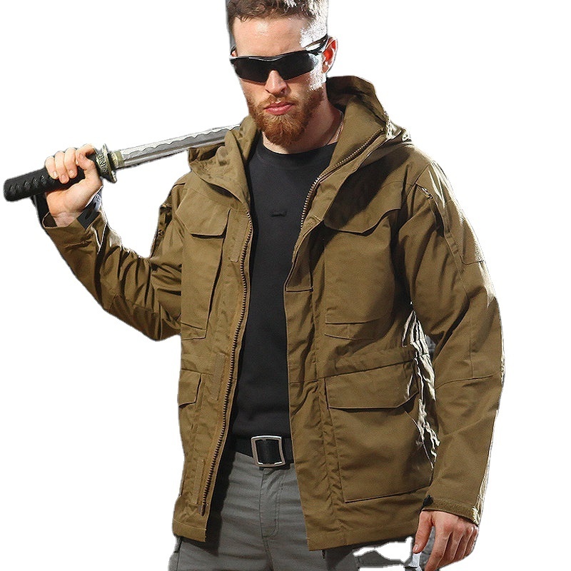 Waterproof Men Camping Jackets Breathable M65 With Liner M65 Field Jacket Hood M65 Jacket