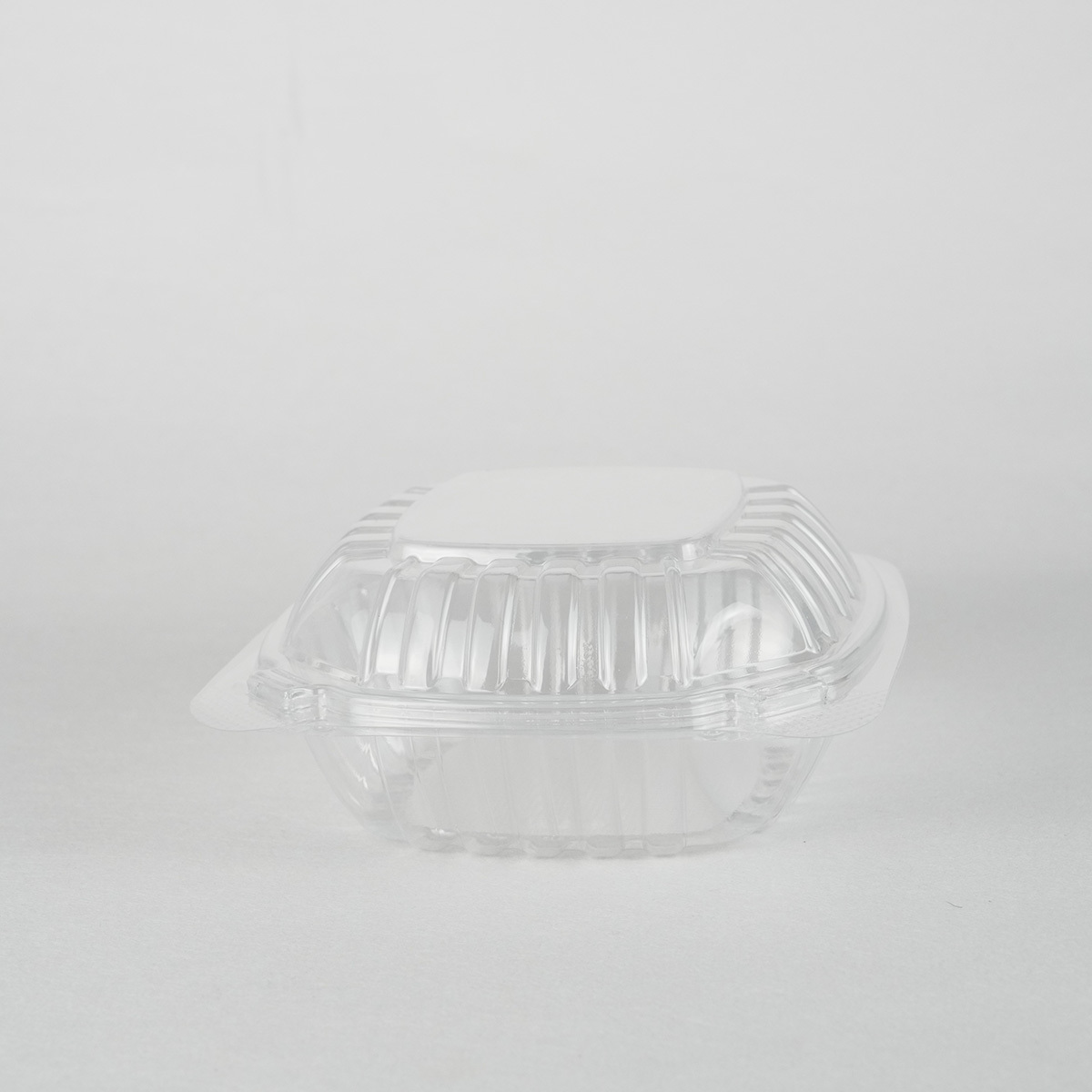 BOPS disposable flip-top transparent plastic box for cake bread waffles biscuits pastry packaging