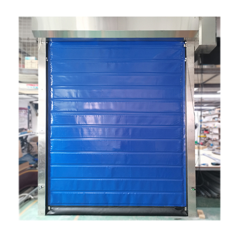 Chinese Seller Insulated Cold Room High Speed Self-Recovery Fast Zipper Freezer Rolling Shutter Door