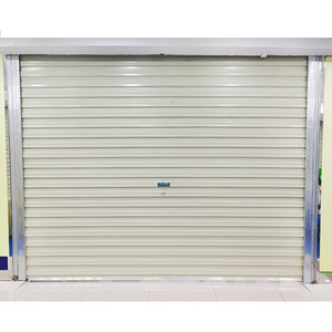 Safe Manual Roll Up Door Color Steel Plate Roller Shutter Luxury Garage Door