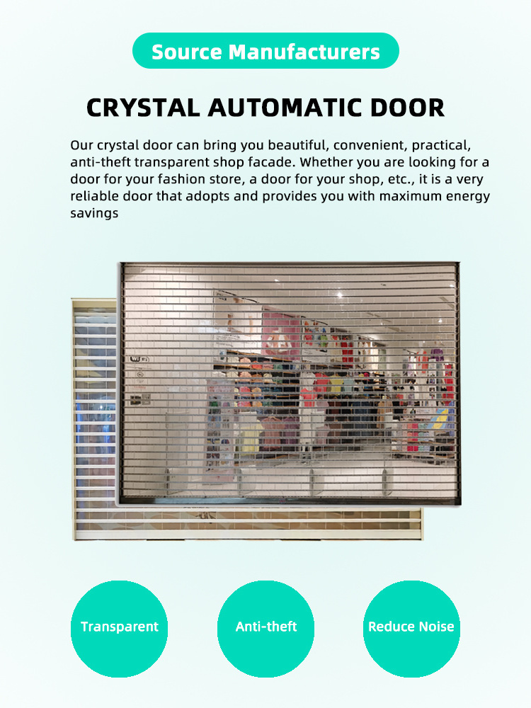 China Distributor Polycarbonate Roller Shutter For Commercial Store Rolling Door