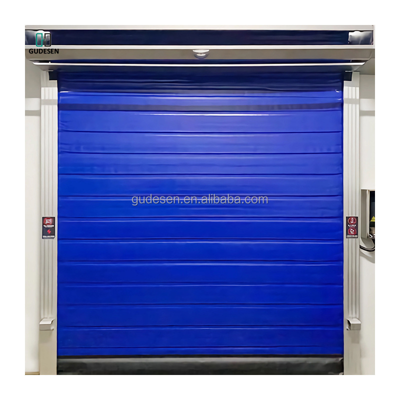 Chinese Seller Insulated Cold Room High Speed Self-Recovery Fast Zipper Freezer Rolling Shutter Door