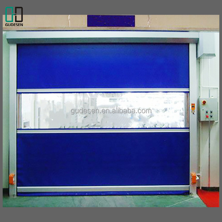 Factory Direct Sale PVC Factory Logistics Center Insulated Roller Shutter High Speed Door