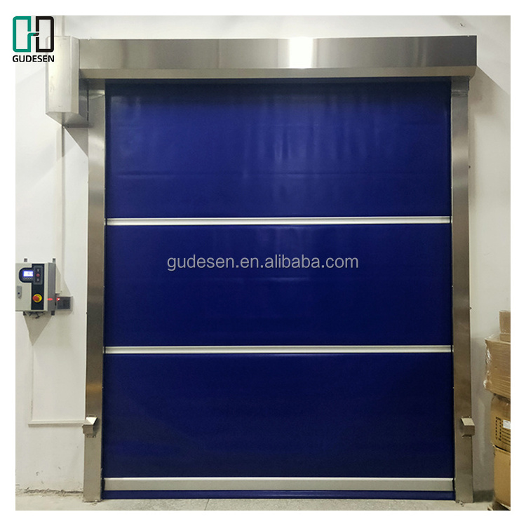 Factory Direct Sale PVC Factory Logistics Center Insulated Roller Shutter High Speed Door