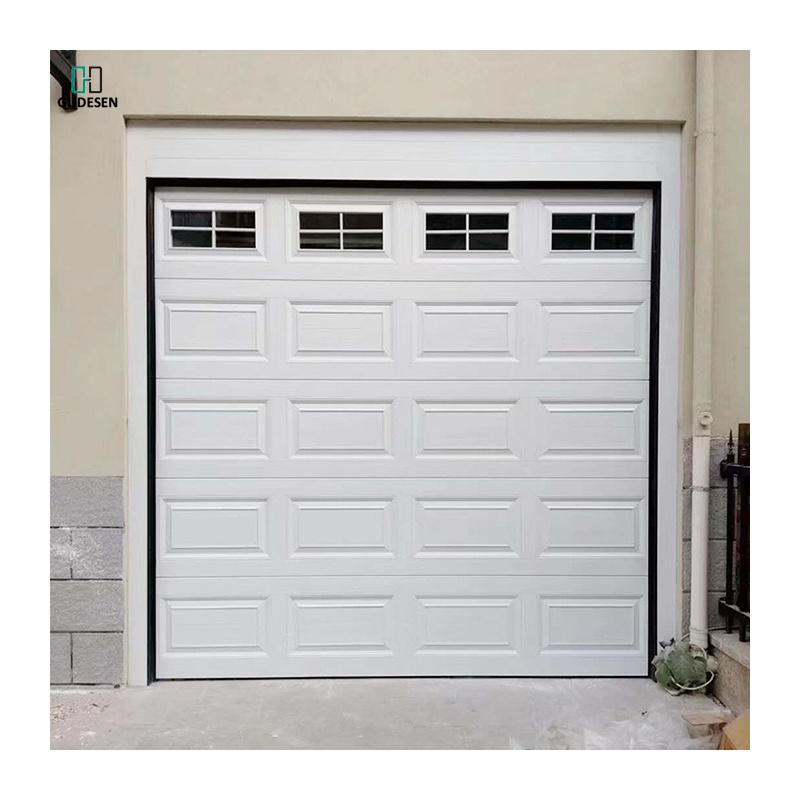 The factory provides high-quality aluminum alloy automatic doors with safe and sturdy garage doors