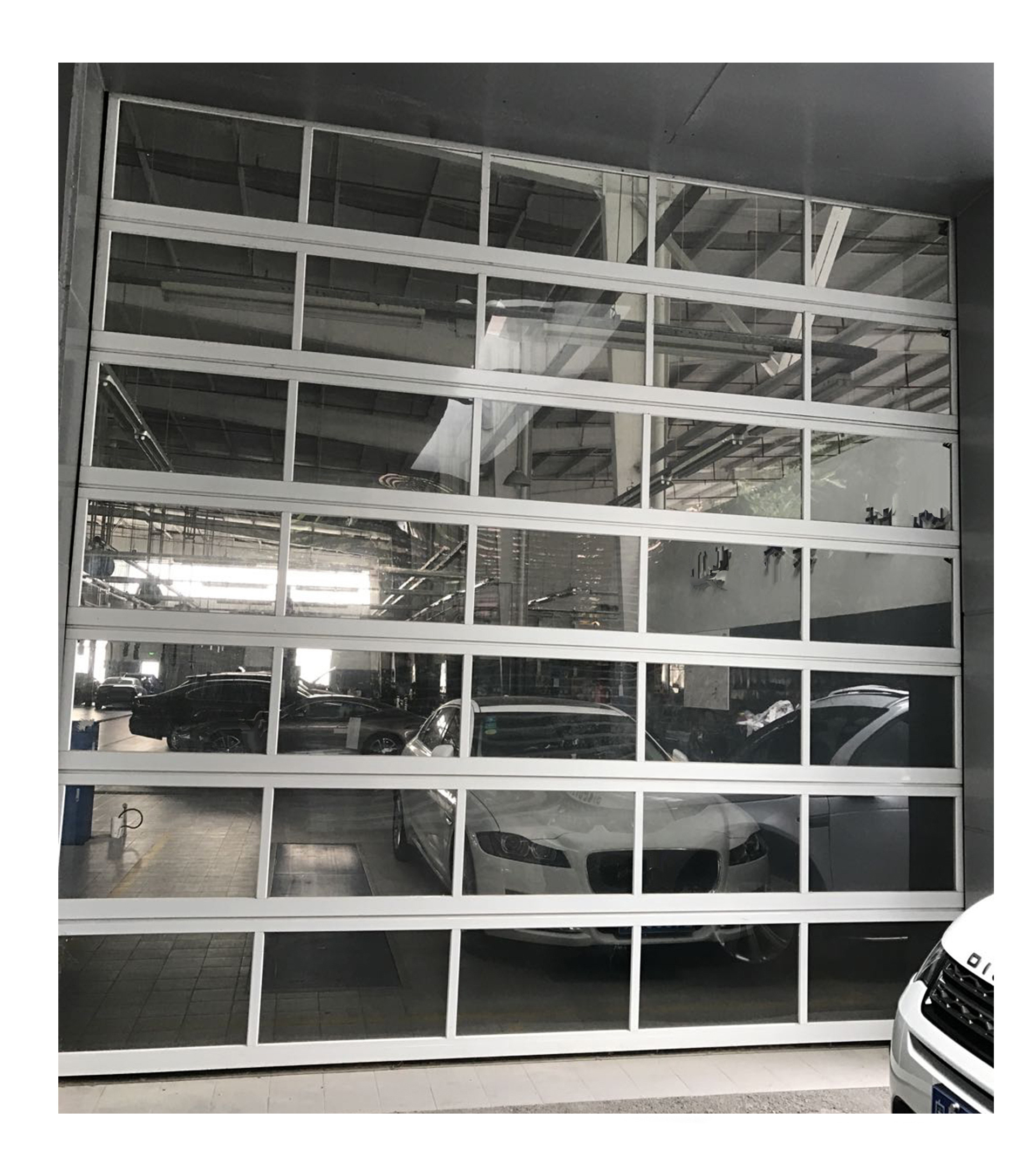 New 18x9 Glass Garage Doors with Window Commercial Sectional Glass Garage Door