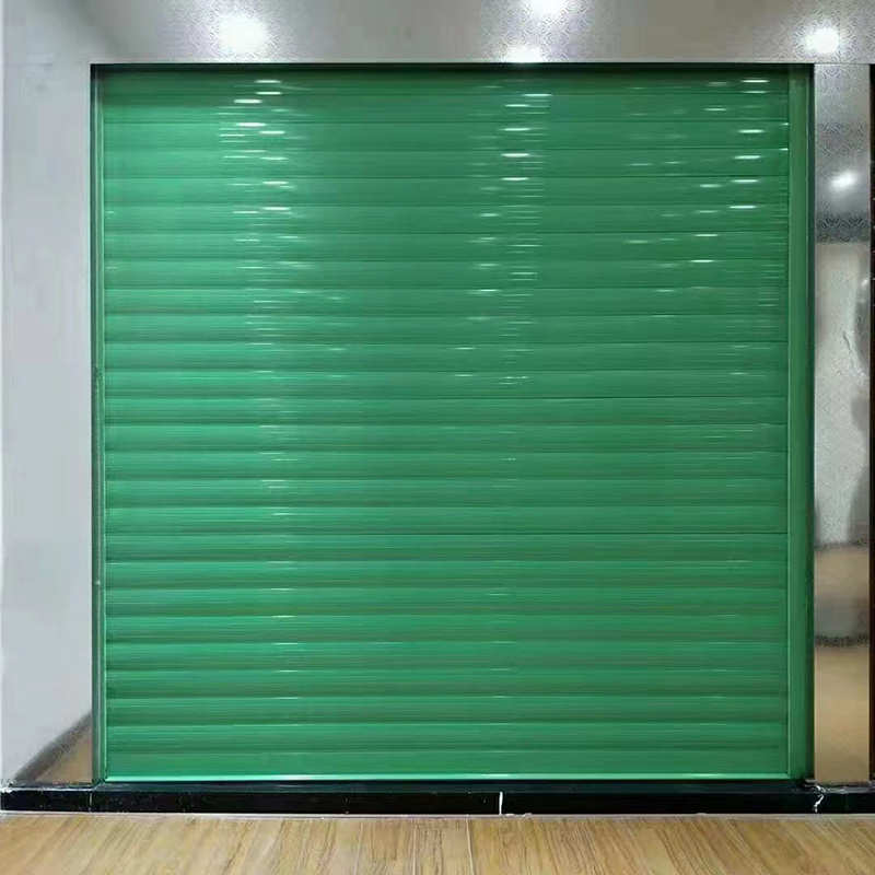 Safe Manual Roll Up Door Color Steel Plate Roller Shutter Luxury Garage Door