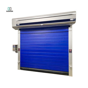 Good Selling Freezer Rainproof Clean Room PVC Zipper High Speed Rolling Shutter Fast Action Door