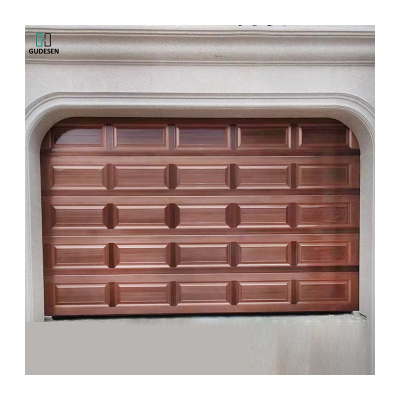 The factory provides high-quality aluminum alloy automatic doors with safe and sturdy garage doors