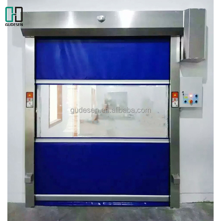 Factory Direct Sale PVC Factory Logistics Center Insulated Roller Shutter High Speed Door