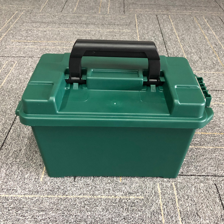 Custom hard plastic bullet tool box case ammo can