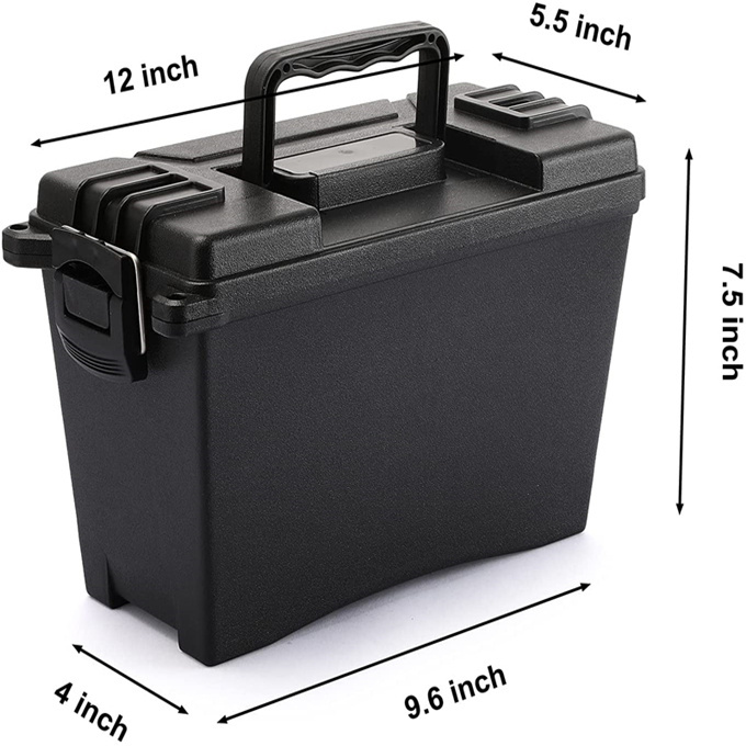 Wholesales hard pp plastic bullet box ammo storage cans