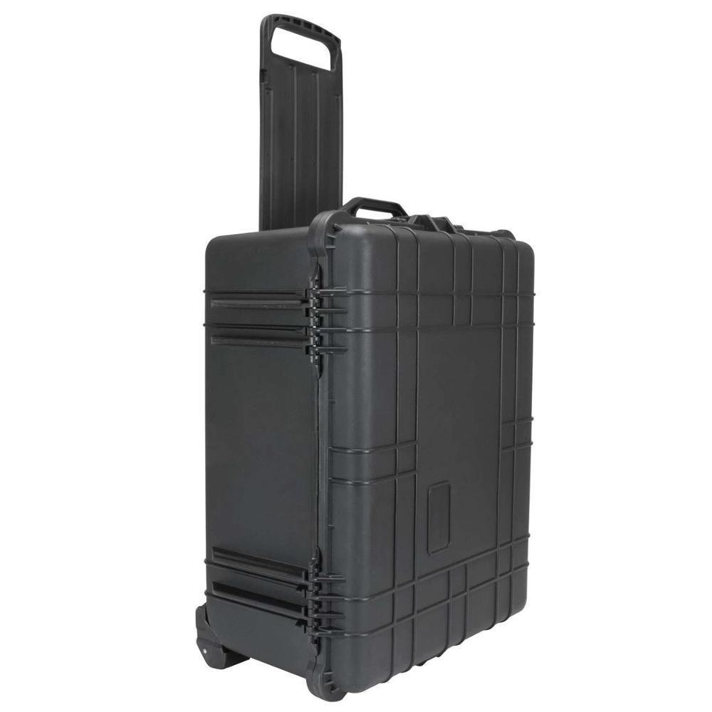 Plastic trolley suitcase wheeled storage hard UAV boxes