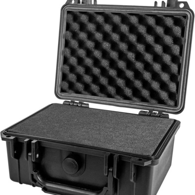 Waterproof Shockproof Carrying Case Protective Bullet Tool Case with Foam