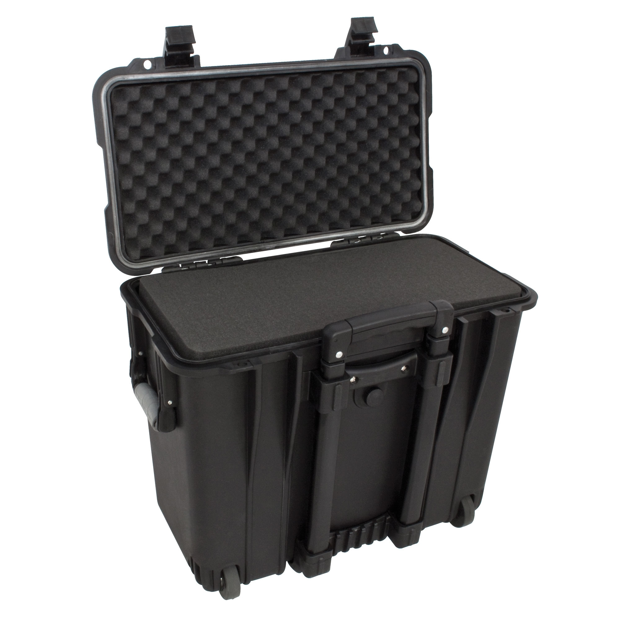 Waterproof Shockproof Wheeled Plastic Case Hard Equipment Case with Pick n Pluck Foam for Camera