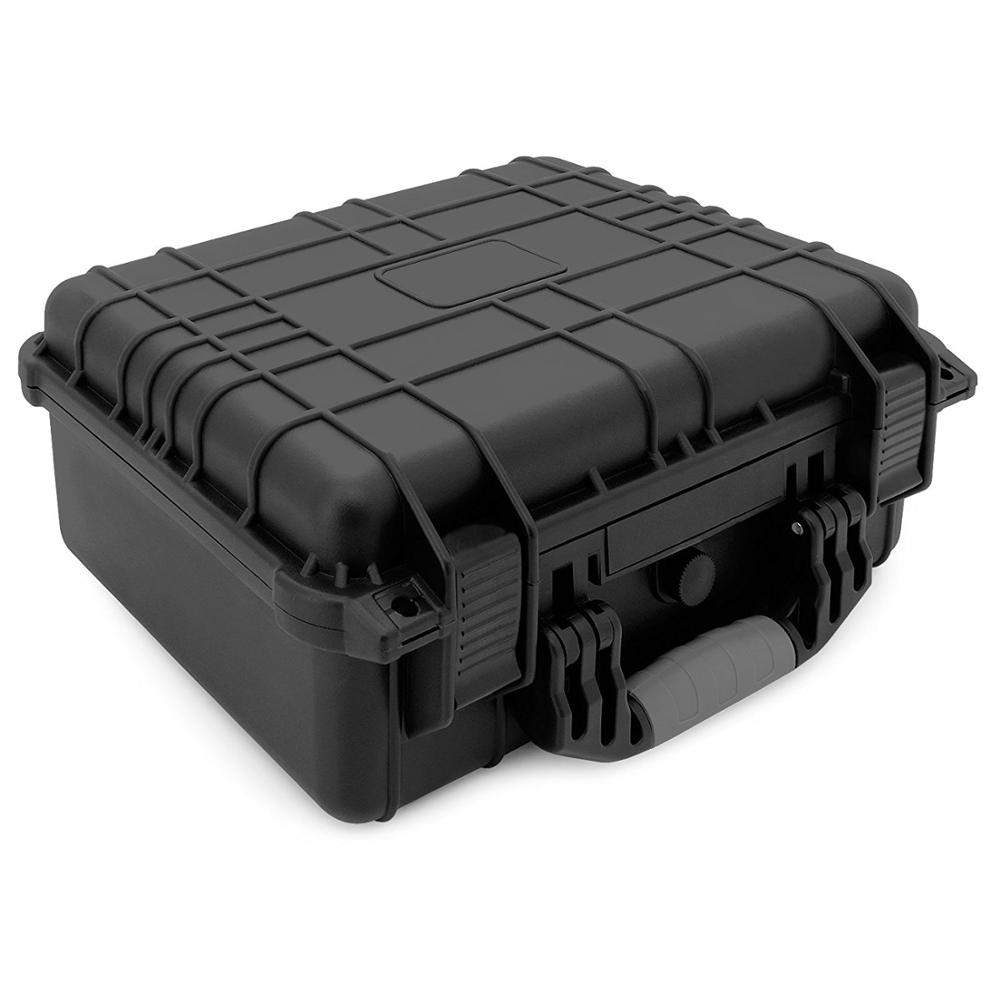 Hard plastic gun tool case handle case foam