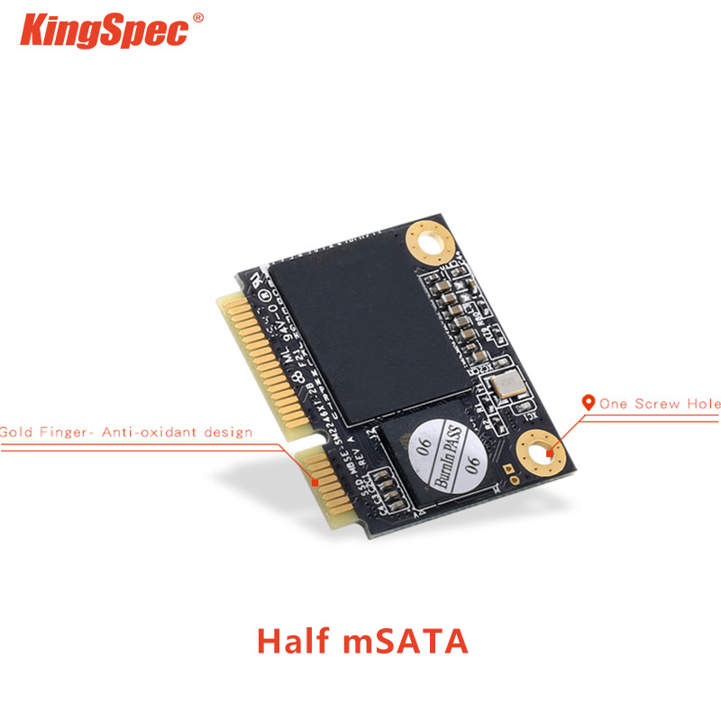 KingSpec mSATA Half Size SSD quality warranty Half Slim mSATA 128gb