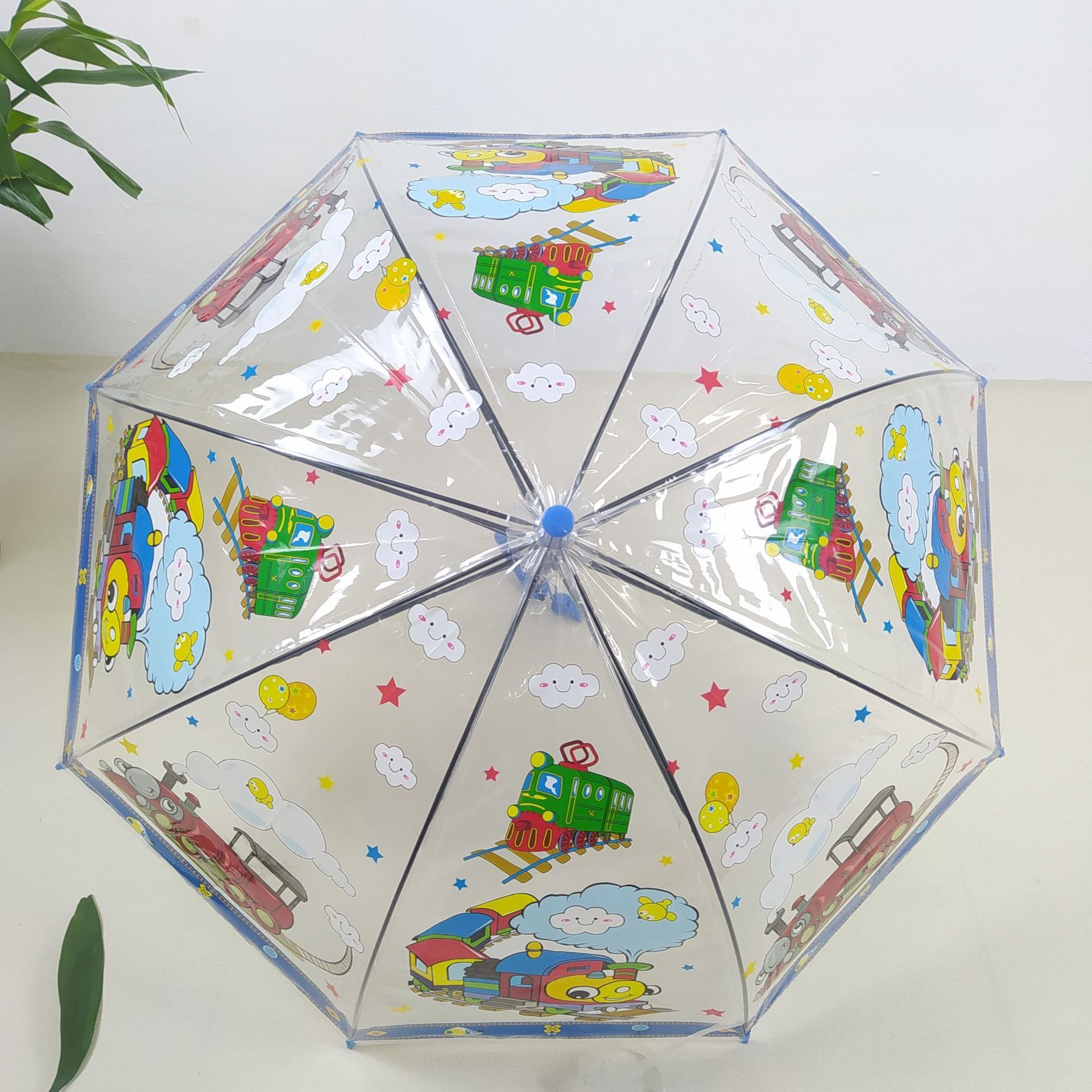 Beautiful Patterns Wedding White Transparent Umbrella Mini Portable Strong Cute Baby Umbrella for Kids