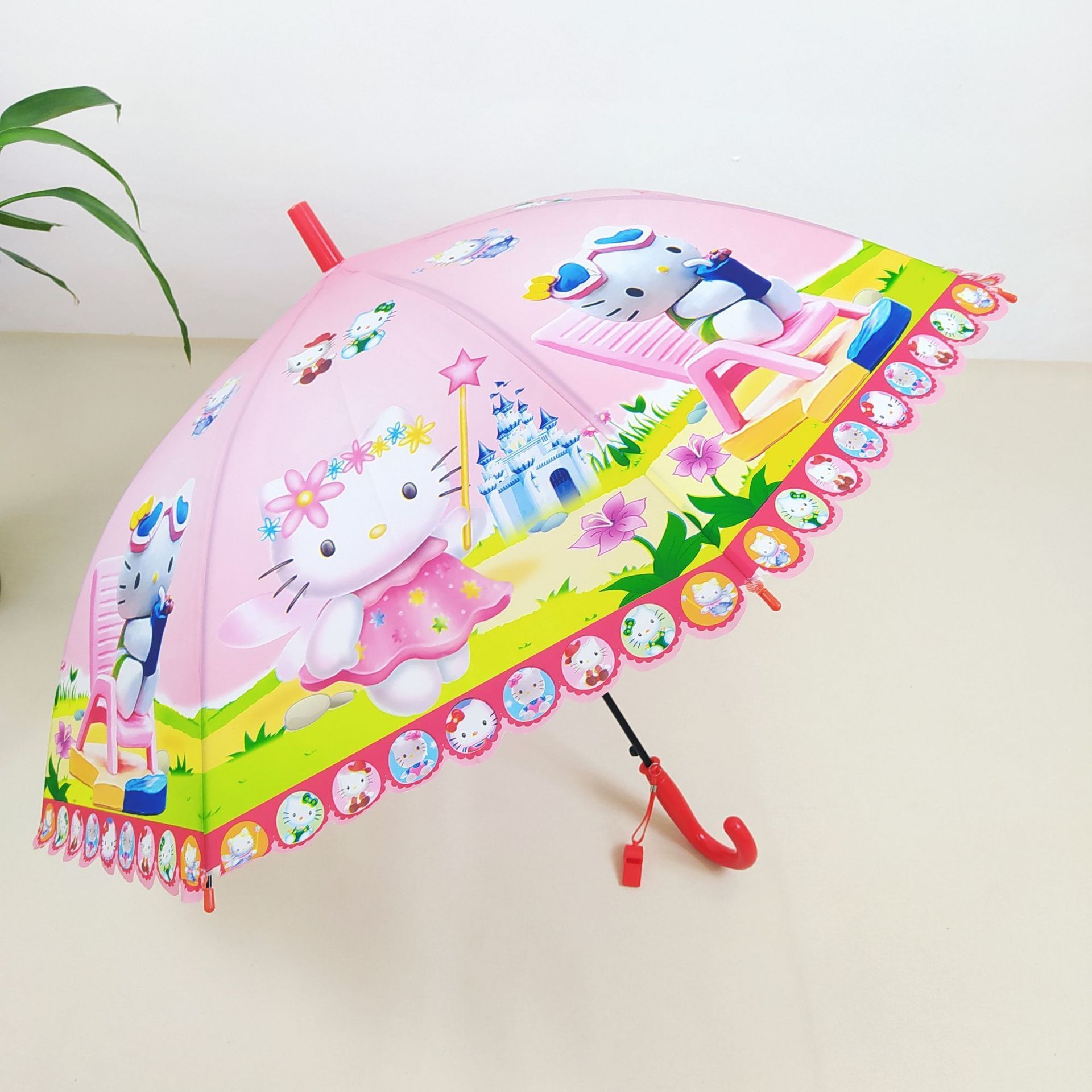 Beautiful Patterns Wedding White Transparent Umbrella Mini Portable Strong Cute Baby Umbrella for Kids