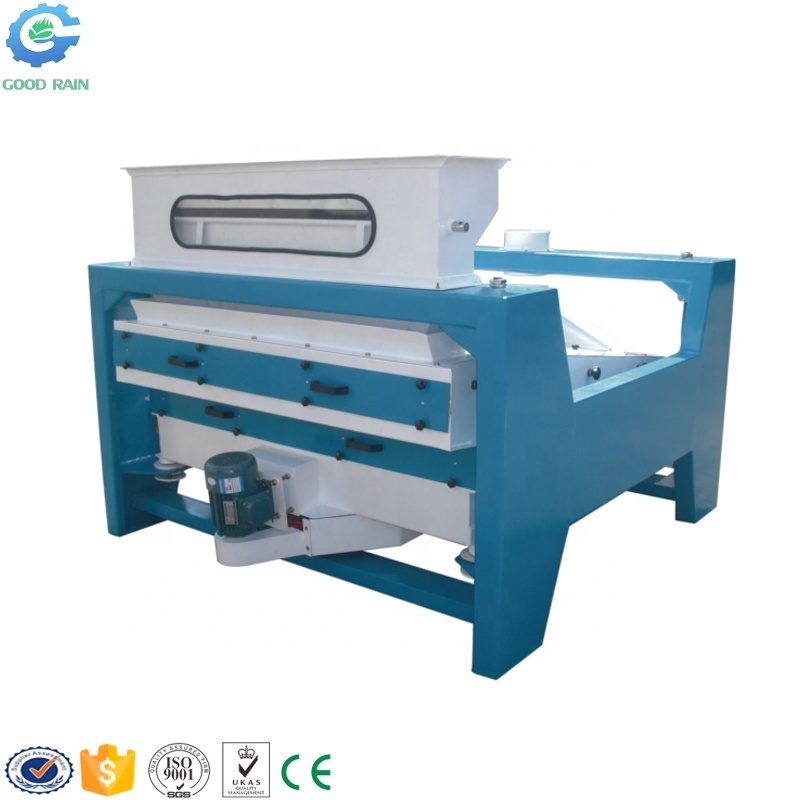 Best price wheat cleaning machine white rice seed rotary cleaning rotary sieve cleaner in china