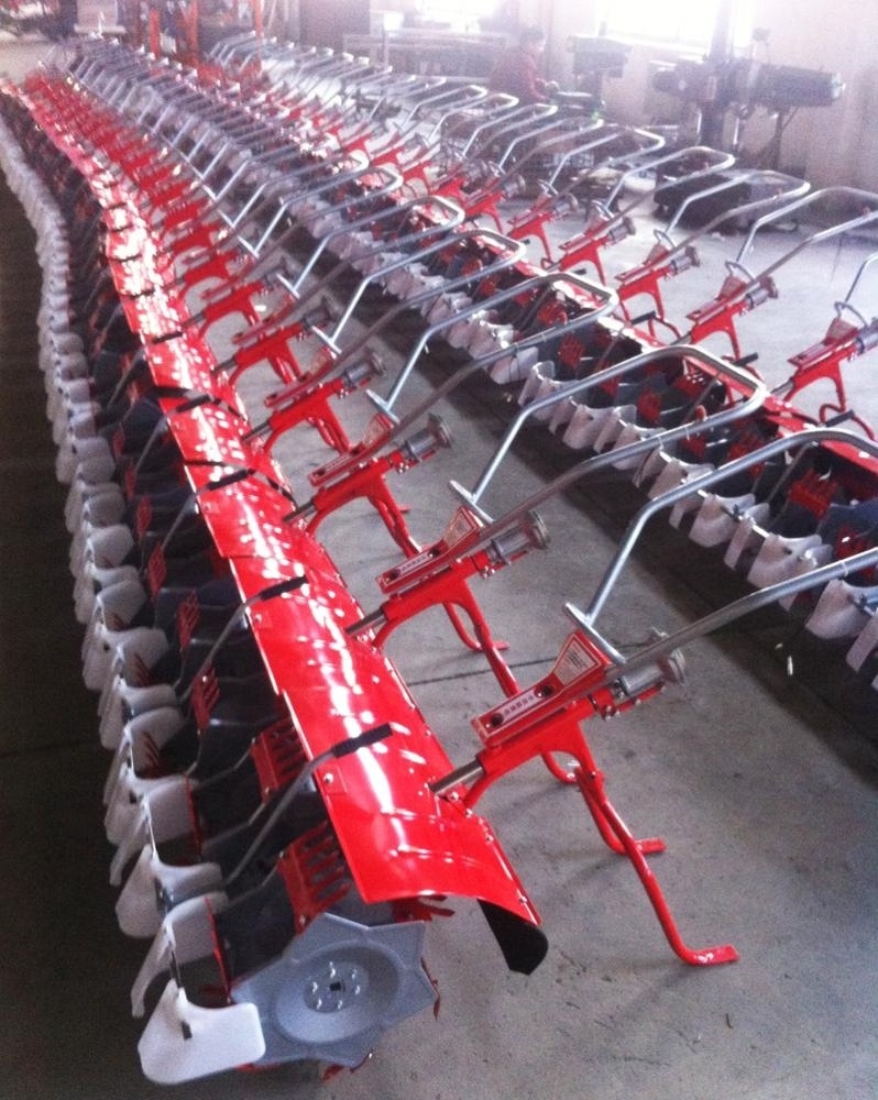 Agricultural weeding machine 2 row paddy field weeder for sale